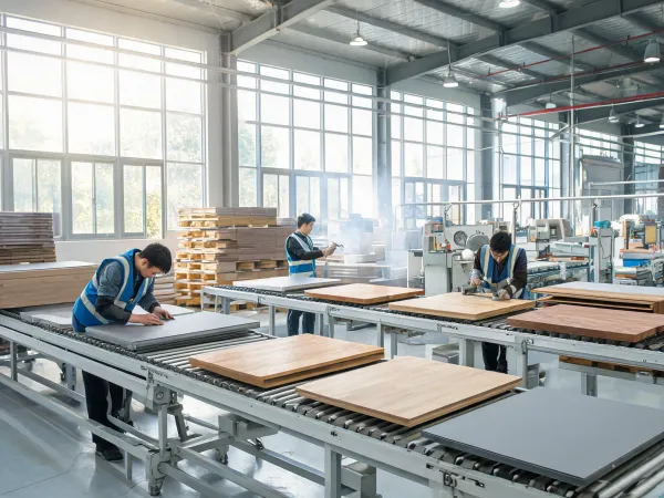 Furniture finishing line