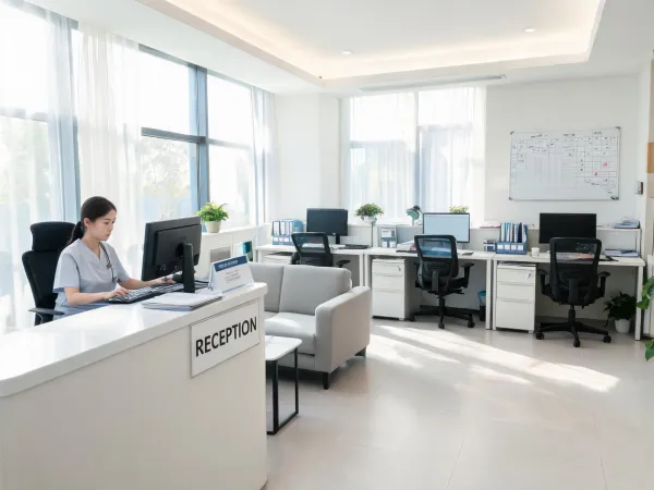 Healthcare administrative seating