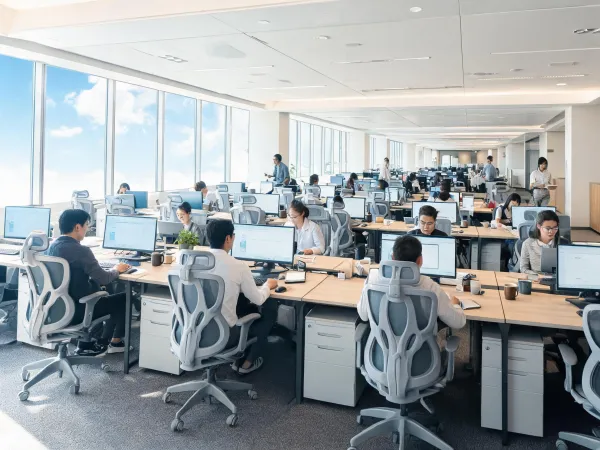 Corporate office workspace
